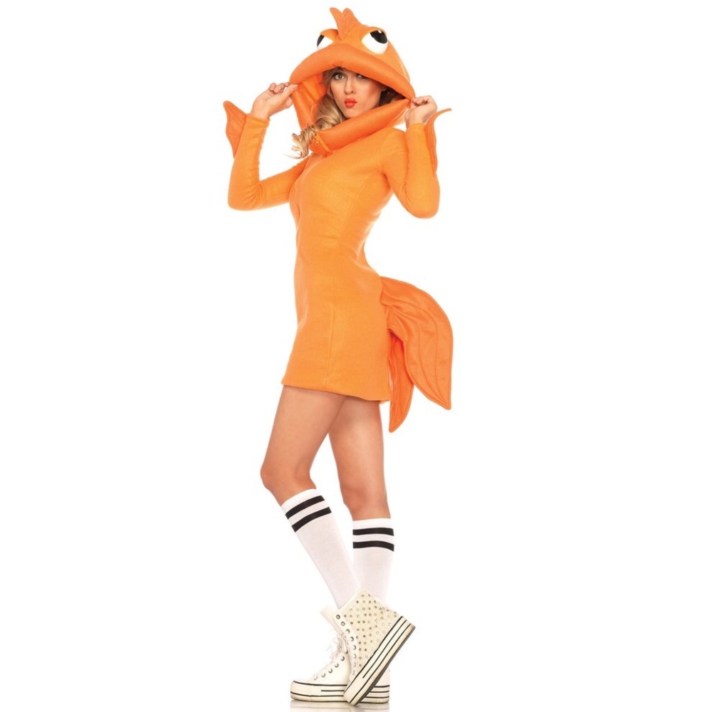 Leg Avenue Cozy Goldfish Halloween Zip-up Costume